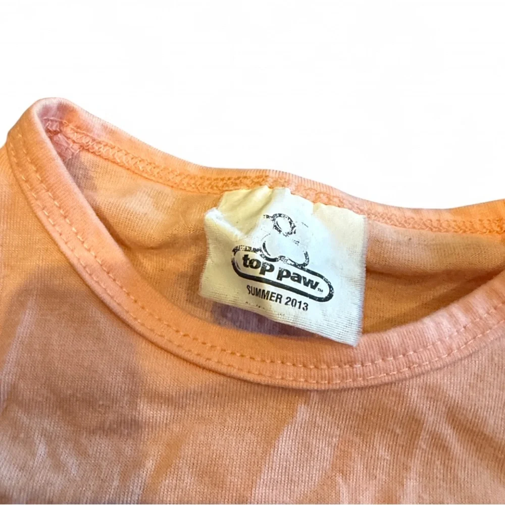 Top Paw Bossy To The Bone Dog Shirt Peach XS
